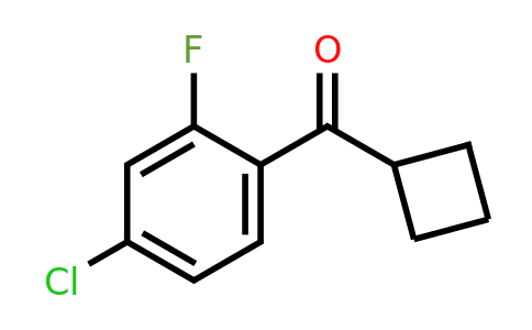 898791-09-8 | 4-chloro-2-fluorophenyl cyclobutyl ketone