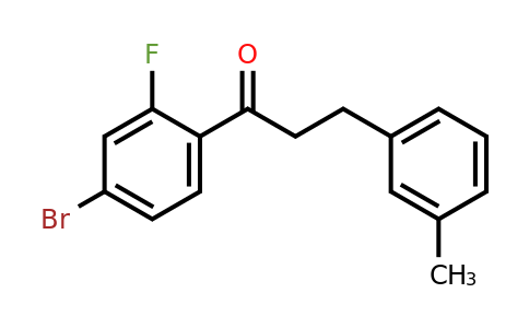 898791-11-2 | 4'-Bromo-2'-fluoro-3-(3-methylphenyl)propiophenone