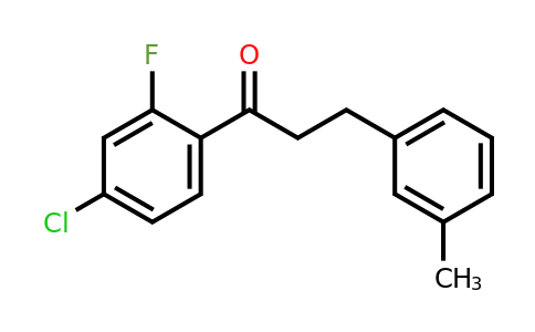 898791-20-3 | 4'-Chloro-2'-fluoro-3-(3-methylphenyl)propiophenone