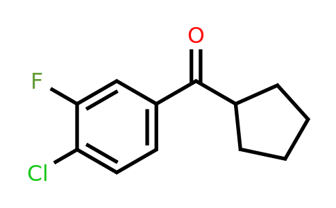 898791-60-1 | 4-Chloro-3-fluorophenyl cyclopentyl ketone