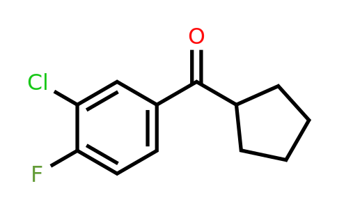 898791-62-3 | (3-Chloro-4-fluorophenyl)(cyclopentyl)methanone