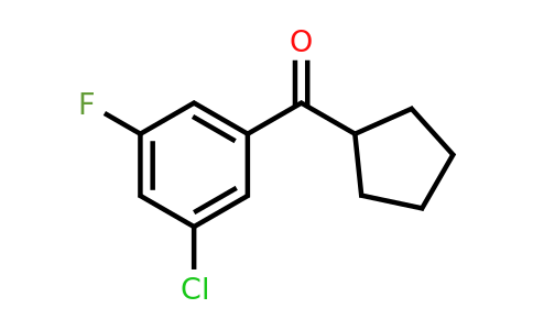 898791-72-5 | (3-Chloro-5-fluorophenyl)(cyclopentyl)methanone