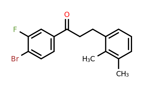 898792-89-7 | 4'-Bromo-3-(2,3-dimethylphenyl)-3'-fluoropropiophenone