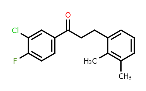 898792-95-5 | 3'-Chloro-3-(2,3-dimethylphenyl)-4'-fluoropropiophenone