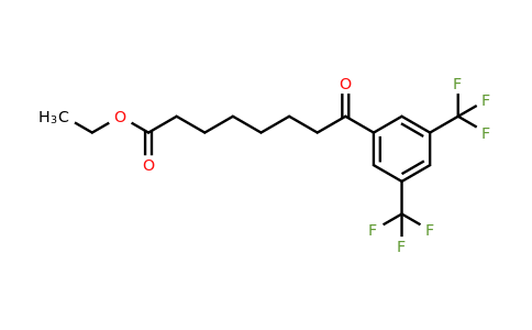 898793-03-8 | Ethyl 8-(3,5-ditrifluoromethylphenyl)-8-oxooctanoate