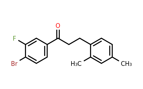 898794-20-2 | 4'-Bromo-3-(2,4-dimethylphenyl)-3'-fluoropropiophenone