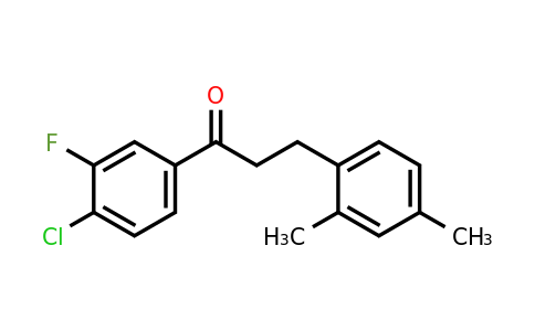 898794-22-4 | 4'-Chloro-3-(2,4-dimethylphenyl)-3'-fluoropropiophenone