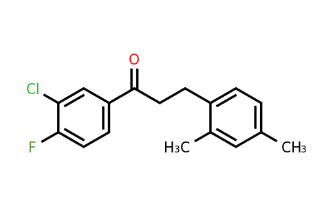 898794-24-6 | 3'-Chloro-3-(2,4-dimethylphenyl)-4'-fluoropropiophenone