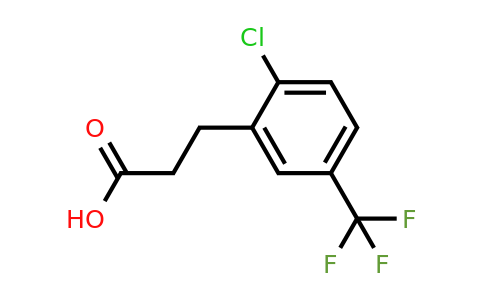 900027-13-6 | 3-(2-Chloro-5-(trifluoromethyl)phenyl)propanoic acid