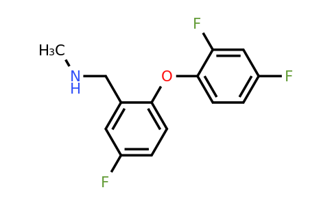 902836-70-8 | 1-(2-(2,4-Difluorophenoxy)-5-fluorophenyl)-N-methylmethanamine