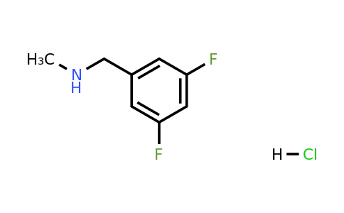 90389-29-0 | 1-(3,5-Difluorophenyl)-N-methylmethanamine hydrochloride