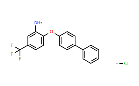 904253-69-6 | [2-(biphenyl-4-yloxy)-5-(trifluoromethyl)phenyl]amine hydrochloride