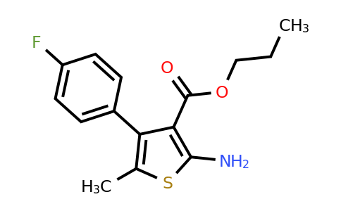 904998-66-9 | Propyl 2-amino-4-(4-fluorophenyl)-5-methylthiophene-3-carboxylate