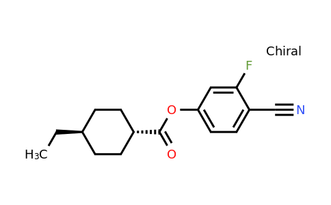 90525-56-7 | Trans-4-cyano-3-fluorophenyl 4-ethylcyclohexanecarboxylate
