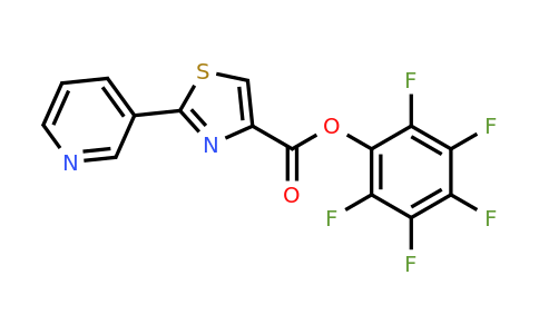 906352-58-7 | Pentafluorophenyl 2-pyridin-3-yl-1,3-thiazole-4-carboxylate