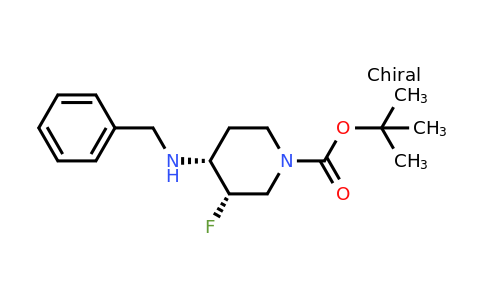 907572-24-1 | tert-Butyl 3,4-cis-4-(benzylamino)-3-fluoropiperidine-1-carboxylate racemate