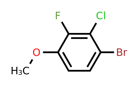 909122-27-6 | 1-Bromo-2-chloro-3-fluoro-4-methoxybenzene