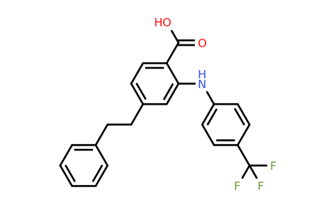 910243-05-9 | 4-Phenethyl-2-((4-(trifluoromethyl)phenyl)amino)benzoic acid