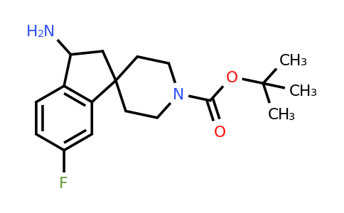 910442-43-2 | tert-Butyl 3-amino-6-fluoro-2,3-dihydrospiro[indene-1,4'-piperidine]-1'-carboxylate