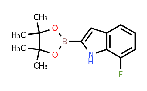 912331-75-0 | 7-Fluoro-2-(4,4,5,5-tetramethyl-1,3,2-dioxaborolan-2-yl)-1H-indole