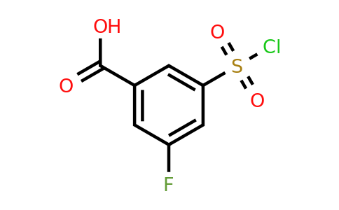 912577-43-6 | 3-(Chlorosulfonyl)-5-fluorobenzoic acid
