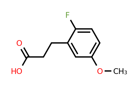 91319-46-9 | 3-(2'-Fluoro-5'-methoxyphenyl)propionic acid