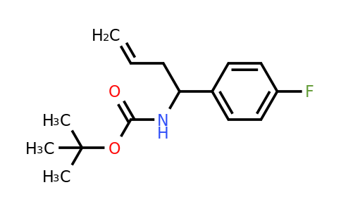 913563-71-0 | tert-Butyl (1-(4-fluorophenyl)but-3-en-1-yl)carbamate