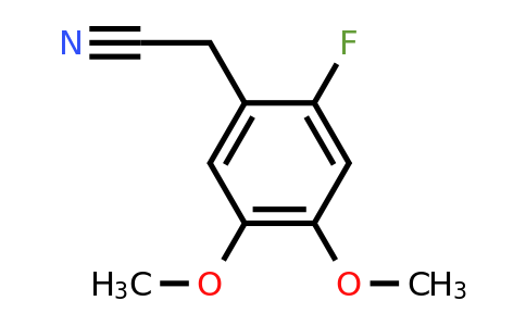 91407-49-7 | 4,5-Dimethoxy-2-fluorophenylacetonitrile