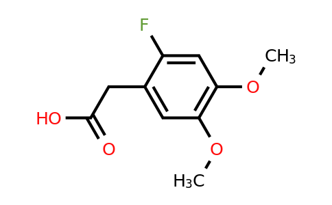 91407-50-0 | 4,5-Dimethoxy-2-fluorophenylacetic acid
