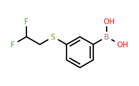 915402-02-7 | (3-((2,2-Difluoroethyl)thio)phenyl)boronic acid