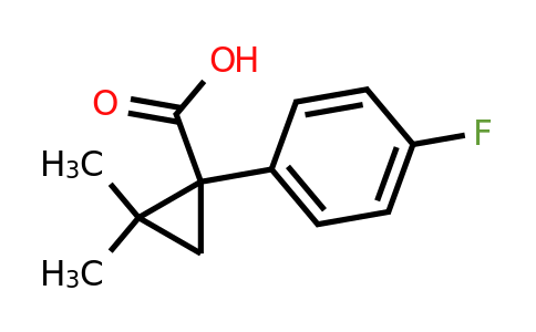 915921-31-2 | 1-(4-Fluorophenyl)-2,2-dimethylcyclopropanecarboxylic acid