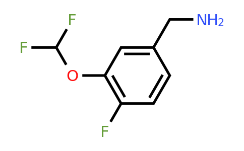 916303-93-0 | 3-(Difluoromethoxy)-4-fluorobenzylamine