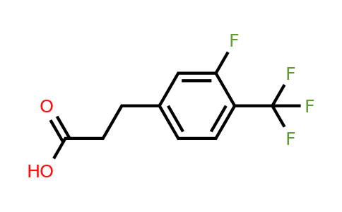 916420-40-1 | 3-(3-Fluoro-4-(trifluoromethyl)phenyl)propanoic acid
