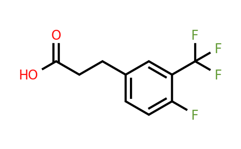 916420-42-3 | 3-(4-Fluoro-3-(trifluoromethyl)phenyl)propanoic acid