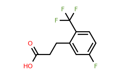 916420-43-4 | 3-(5-Fluoro-2-(trifluoromethyl)phenyl)propanoic acid