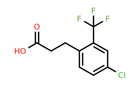 916420-46-7 | 3-(4-Chloro-2-(trifluoromethyl)phenyl)propanoic acid