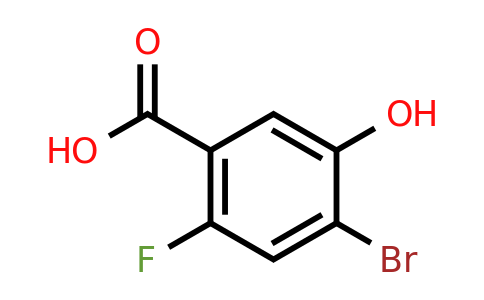91659-18-6 | 4-Bromo-2-fluoro-5-hydroxybenzoic acid
