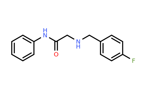 917749-72-5 | 2-((4-Fluorobenzyl)amino)-N-phenylacetamide