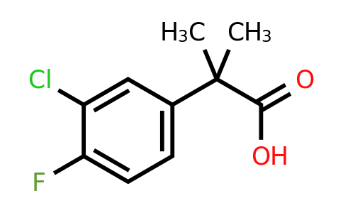 920501-65-1 | 2-(3-Chloro-4-fluorophenyl)-2-methylpropanoic acid