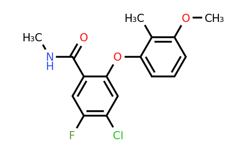 921213-28-7 | 4-Chloro-5-fluoro-2-(3-methoxy-2-methylphenoxy)-N-methylbenzamide