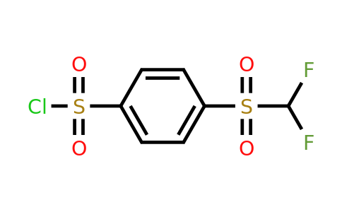 4-(difluoromethylsulfonyl)benzenesulfonyl chloride