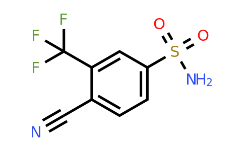 923676-92-0 | 4-Cyano-3-(trifluoromethyl)benzenesulfonamide
