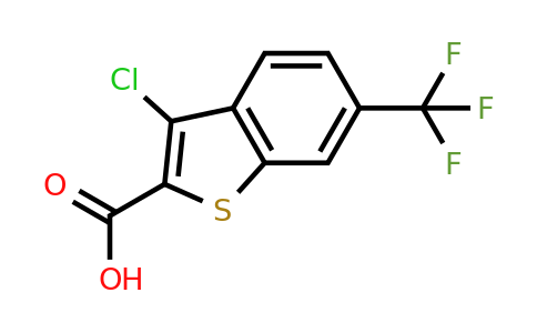 923849-73-4 | 3-Chloro-6-(trifluoromethyl)benzo[b]thiophene-2-carboxylic acid