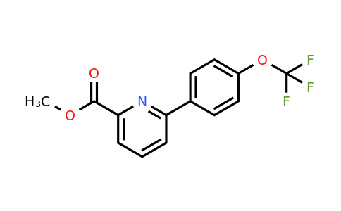 923928-18-1 | Methyl 6-(4-(trifluoromethoxy)phenyl)picolinate