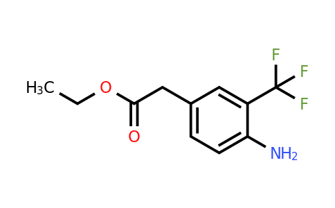 924309-79-5 | Ethyl 2-(4-amino-3-(trifluoromethyl)phenyl)acetate