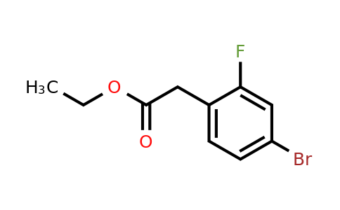 924312-09-4 | Ethyl 2-(4-bromo-2-fluorophenyl)acetate