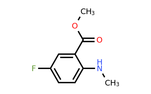 924668-99-5 | Methyl 5-fluoro-2-(methylamino)benzoate