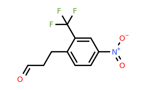 924909-34-2 | 3-(4-Nitro-2-(trifluoromethyl)phenyl)propanal