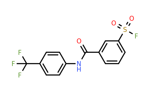 92520-37-1 | 3-((4-(Trifluoromethyl)phenyl)carbamoyl)benzene-1-sulfonyl fluoride