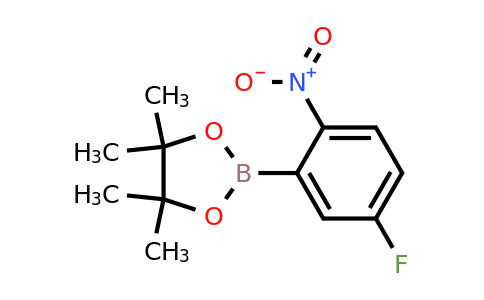 925207-14-3 | 2-(5-fluoro-2-nitrophenyl)-4,4,5,5-tetramethyl-1,3,2-dioxaborolane